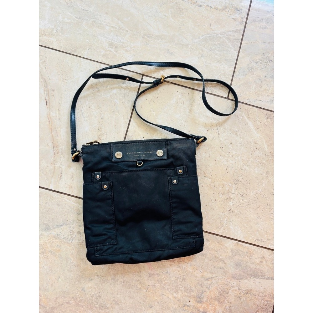 Marc by Marc Jacobs Preppy Nylon Natasha Crossbody Bag Black Messenger
